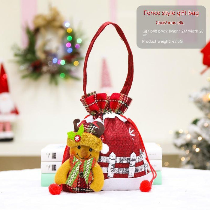 Christmas Apple Gift Bag Packing Box