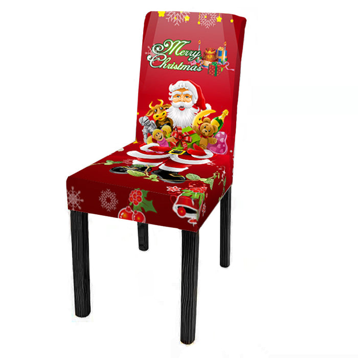 New Christmas Chair Cover Digital Print Christmas Chair Cover Christmas Dining Chair Cover Decorative Chair Cover