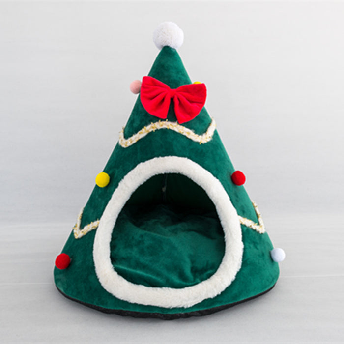 3D Sponge Cat's Nest Creative Pet's Nest Tent Christmas Hat Nest