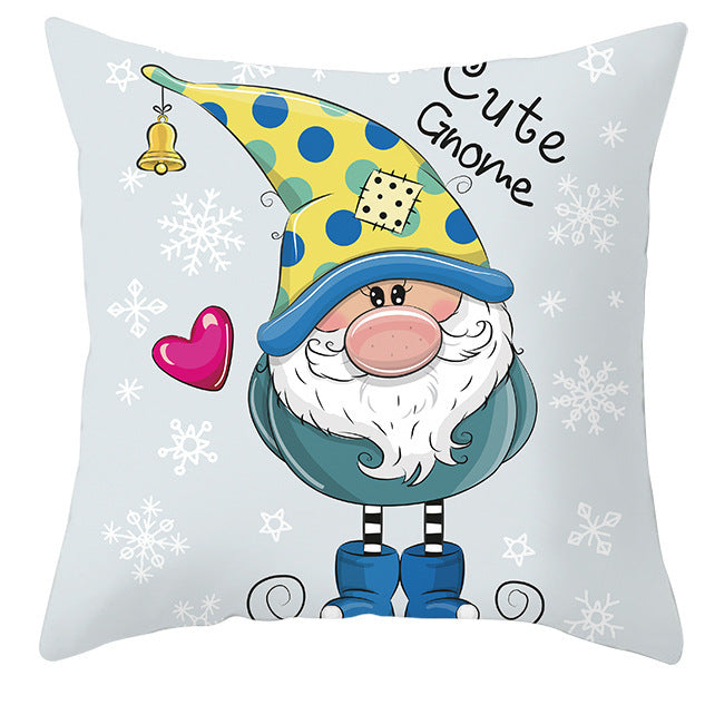 Christmas Pillow Cover Cute Peach Skin Fabric Cushion