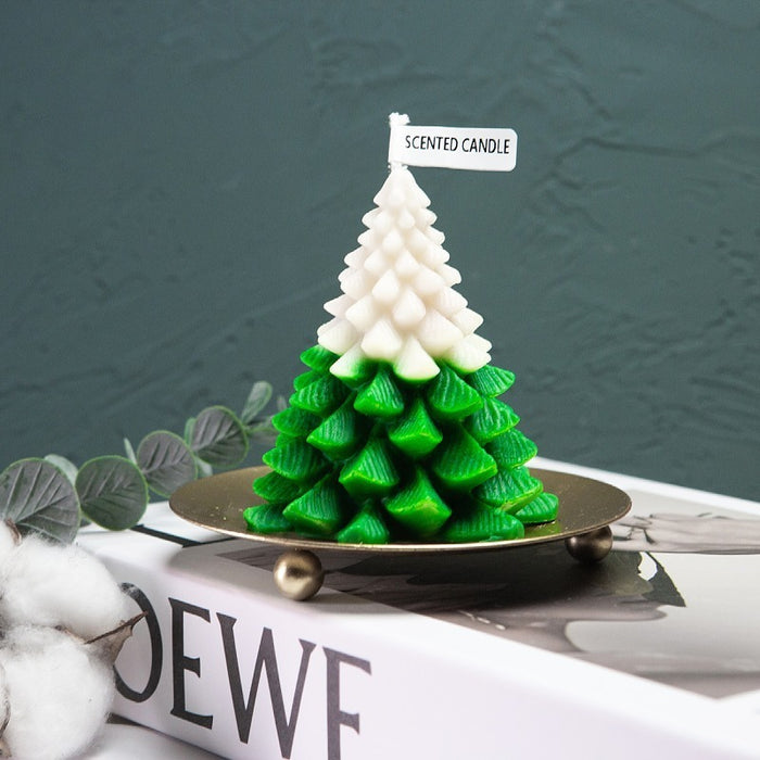 Christmas candle decorations, photography props, Christmas tree aromatherapy candle decorations