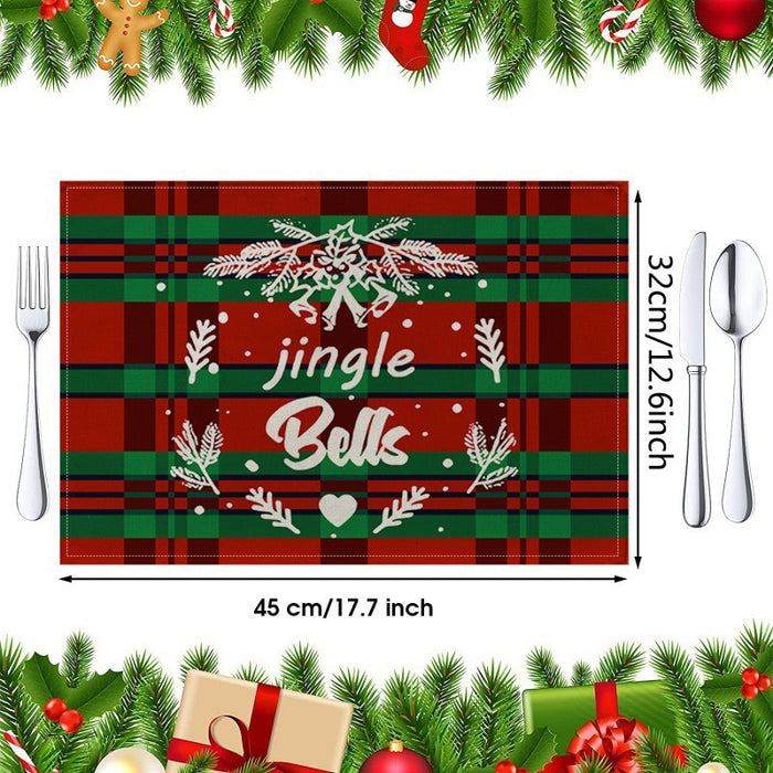 Christmas Water Draining Pad Diatom Ooze Placemat