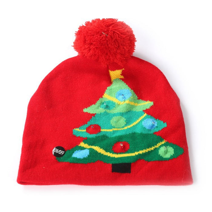 Christmas Decorations For Adults And Children Knitted Christmas Hats