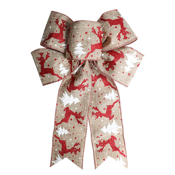 Christmas Ribbon Bow Christmas Decoration