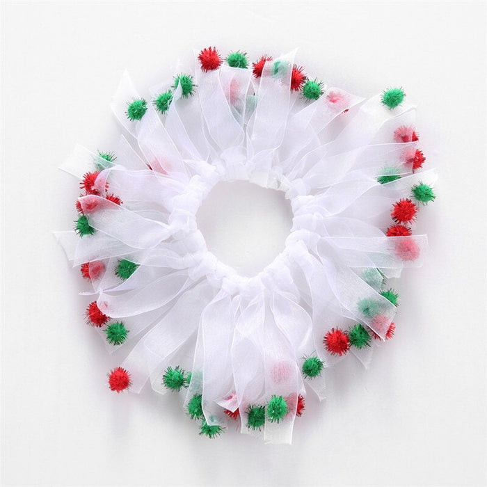 Christmas Pet cat dog Wreath Jingle Bell