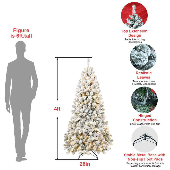 7FT PVC Memory Wire Christmas tree (With Light)