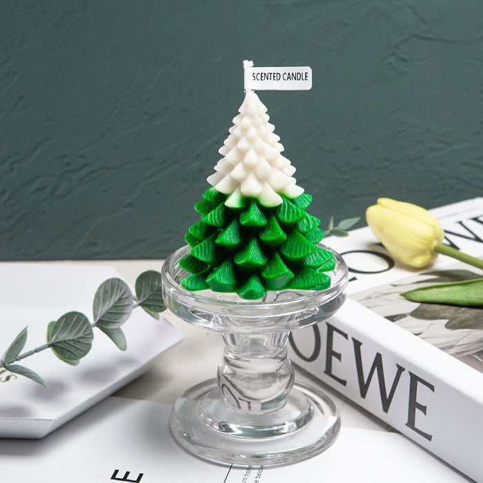 Christmas candle decorations, photography props, Christmas tree aromatherapy candle decorations