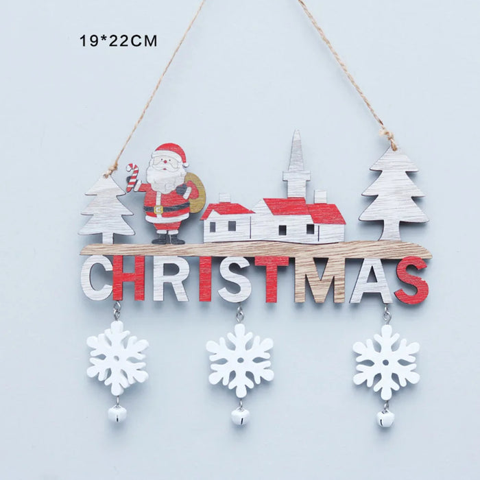 3PCS Christmas Door Tree Hanging Oranments