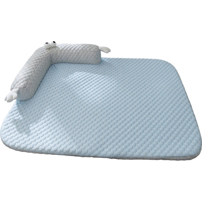 Refreshing Pet Bed With Big-eyed Monster Design Breathable Non Slip