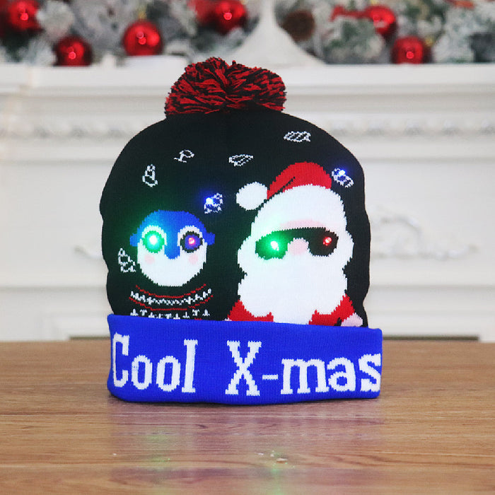 Christmas Decorations For Adults And Children Knitted Christmas Hats