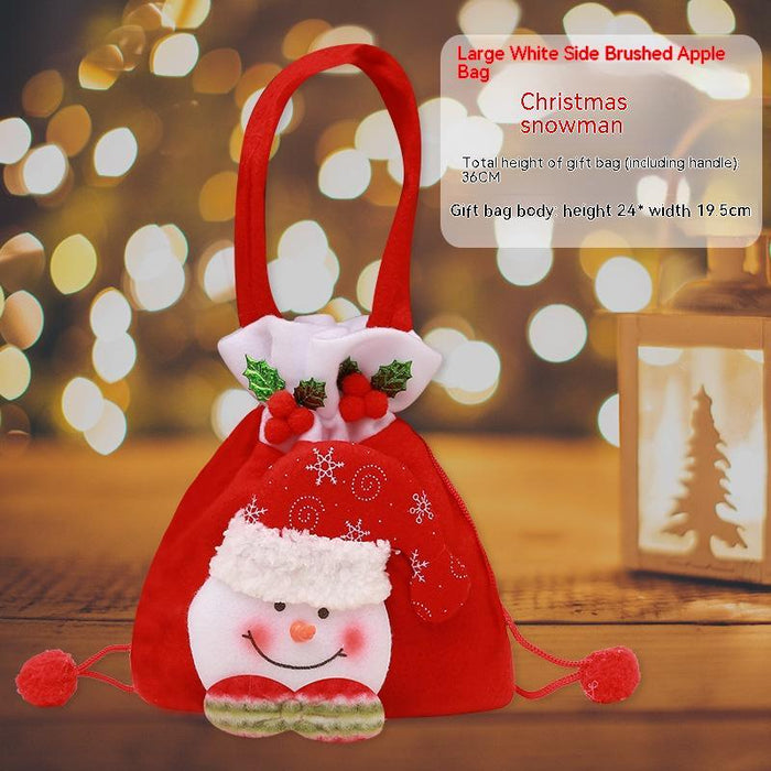 Christmas Apple Gift Bag Packing Box