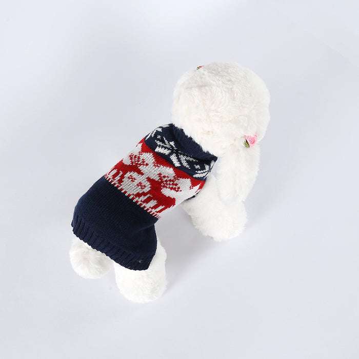 Fashion Personalized Christmas Dog Knitted Sweater