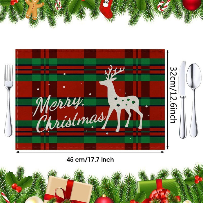 Christmas Water Draining Pad Diatom Ooze Placemat