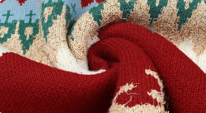 Christmas Color Matching Deer Sweater