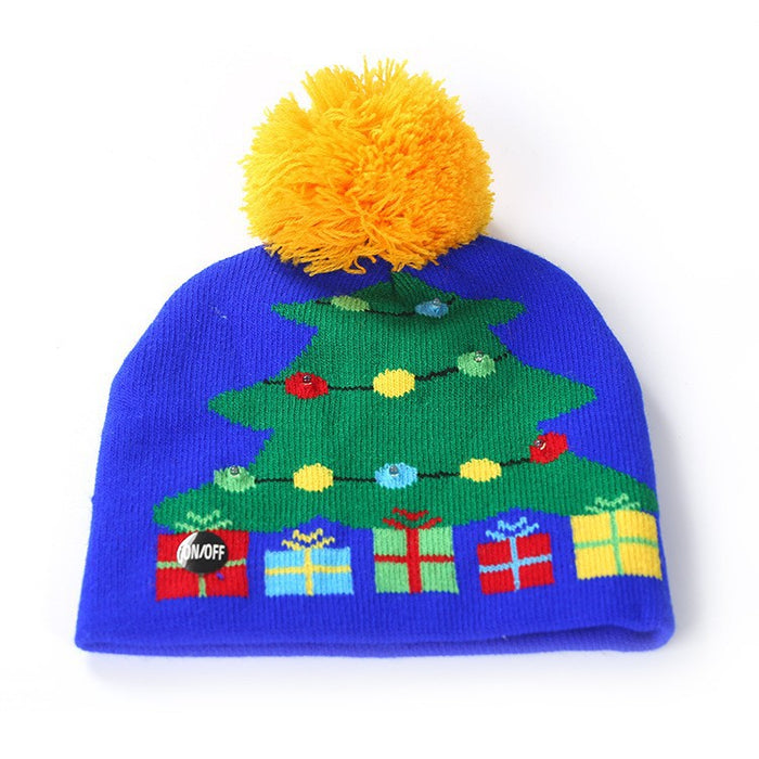 Christmas Decorations For Adults And Children Knitted Christmas Hats