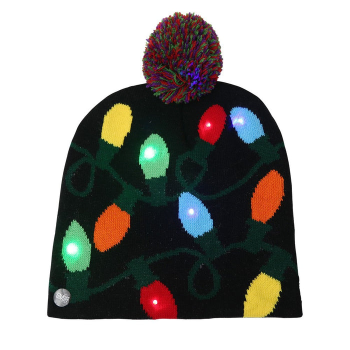 Christmas Decorations For Adults And Children Knitted Christmas Hats