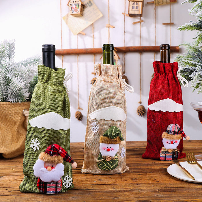 Christmas Decoration Supplies Christmas Bottle Cover