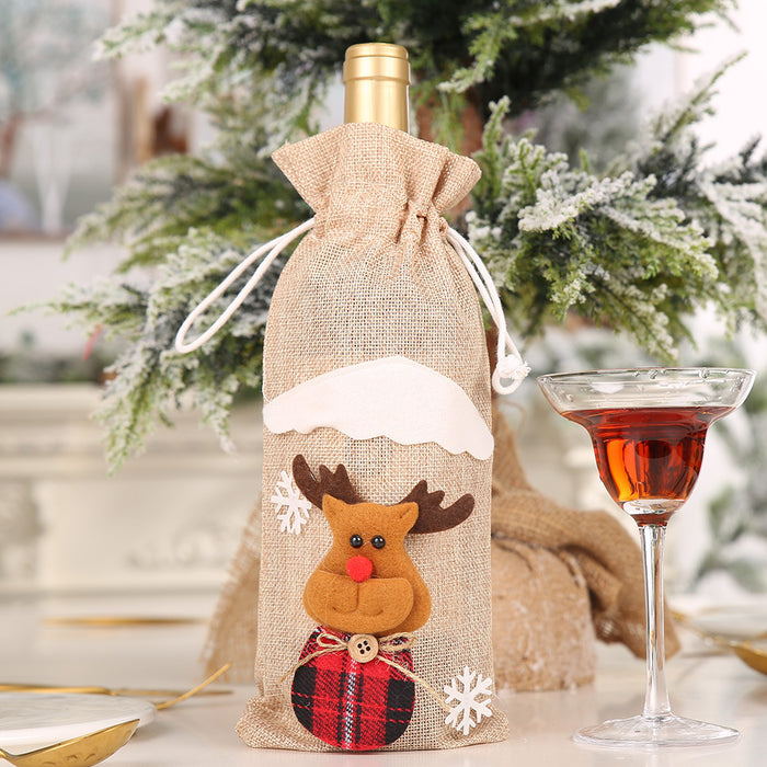 Christmas Decoration Supplies Christmas Bottle Cover