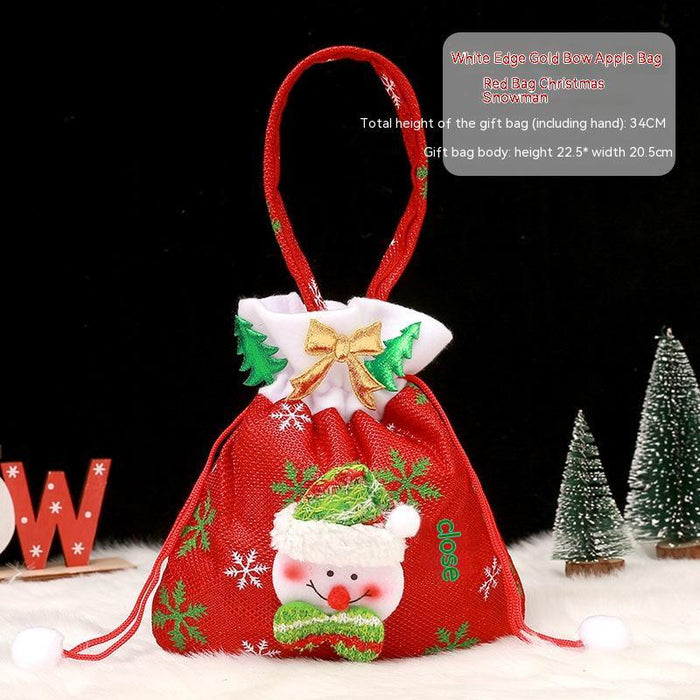 Christmas Apple Gift Bag Packing Box