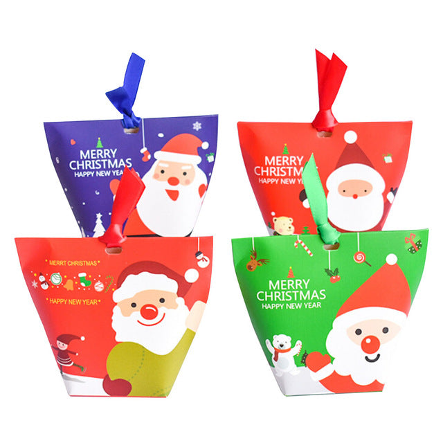 12Pcspcs/set Christmas Gift Box Apple Gift Box