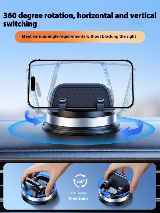 Fixed Central Control Suction Cup Mobile Phone Holder On Dashboard