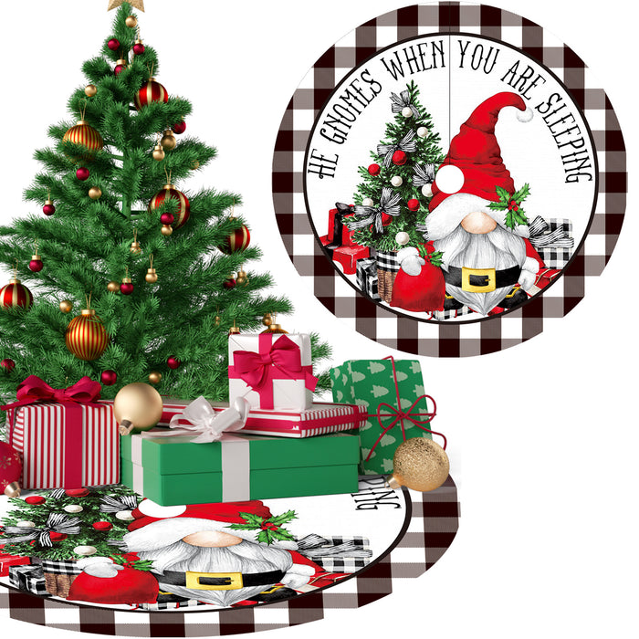 120CM Christmas tree skirt ornaments