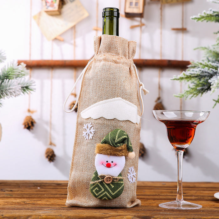 Christmas Decoration Supplies Christmas Bottle Cover