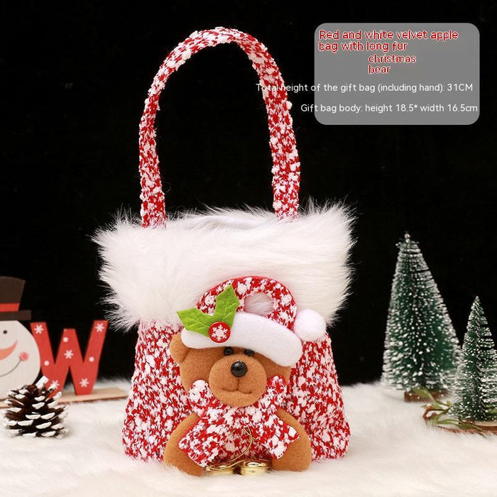 Christmas Apple Gift Bag Packing Box