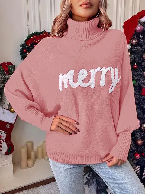 Women Woolen Sweater Christmas Pullover