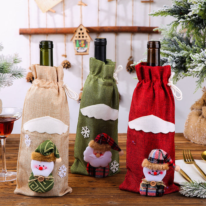 Christmas Decoration Supplies Christmas Bottle Cover