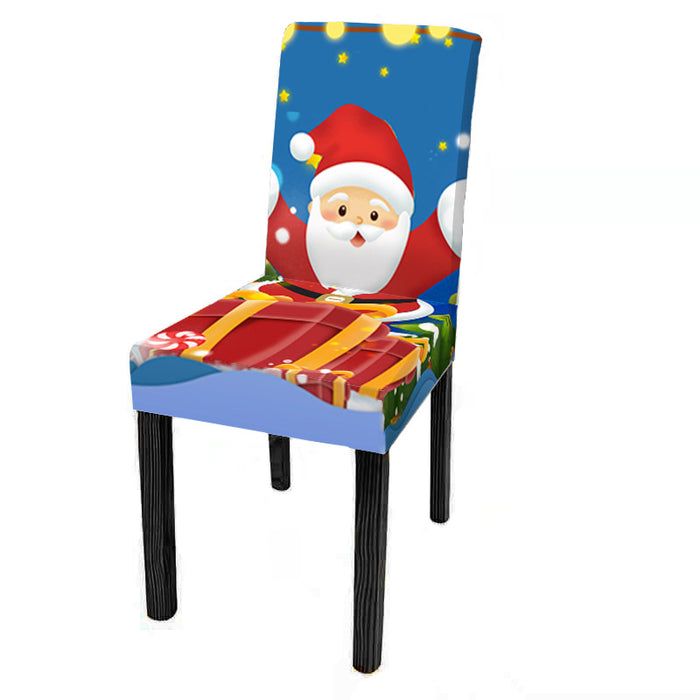 New Christmas Chair Cover Digital Print Christmas Chair Cover Christmas Dining Chair Cover Decorative Chair Cover