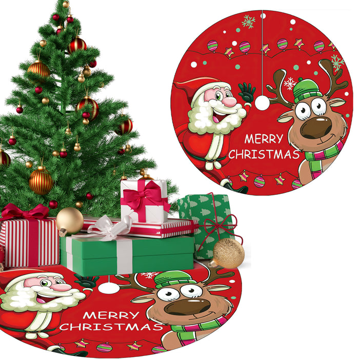 120CM Christmas tree skirt ornaments