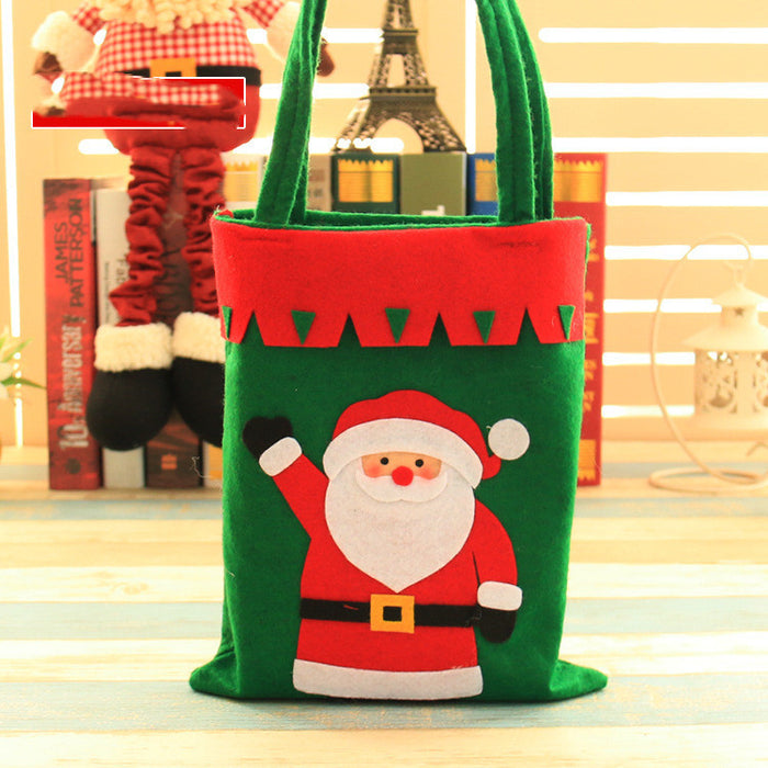 Christmas Decoration Candy Bag Christmas Cloth Patch Tote Bag