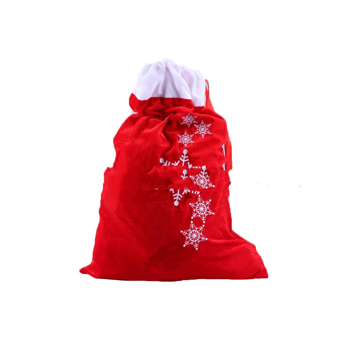 Christmas Big Gift Bag Flannel Drawstring Bag