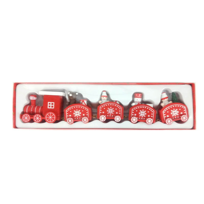 Christmas Decorations Christmas Wooden Small Train