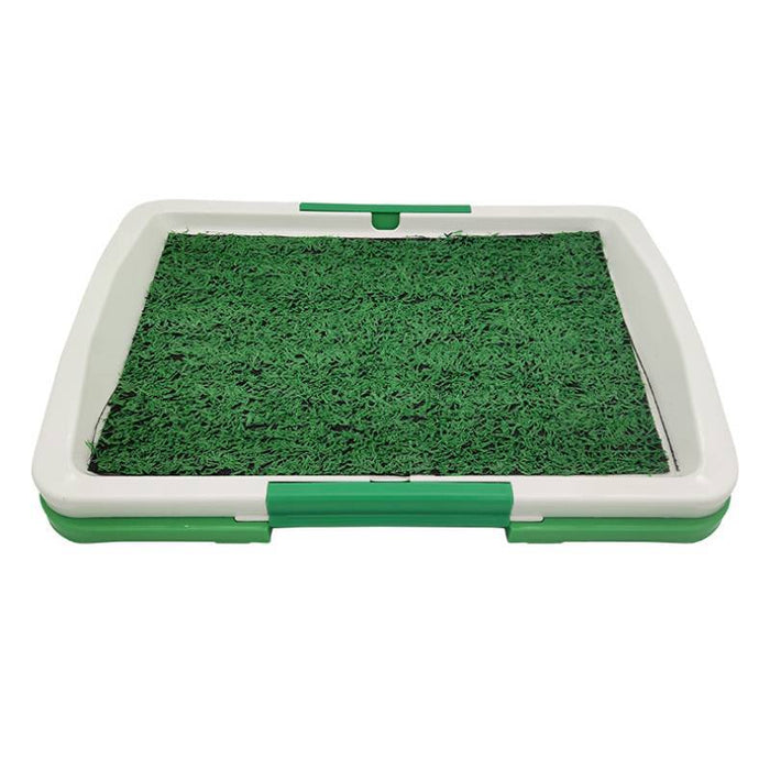 Turf Pet Dog Grass Patch Toilet Puppy Potty Trainer Indoor Training Tray Pet Toilets Three Layers