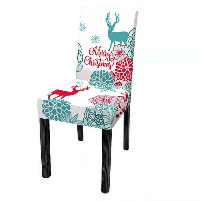 New Christmas Chair Cover Digital Print Christmas Chair Cover Christmas Dining Chair Cover Decorative Chair Cover