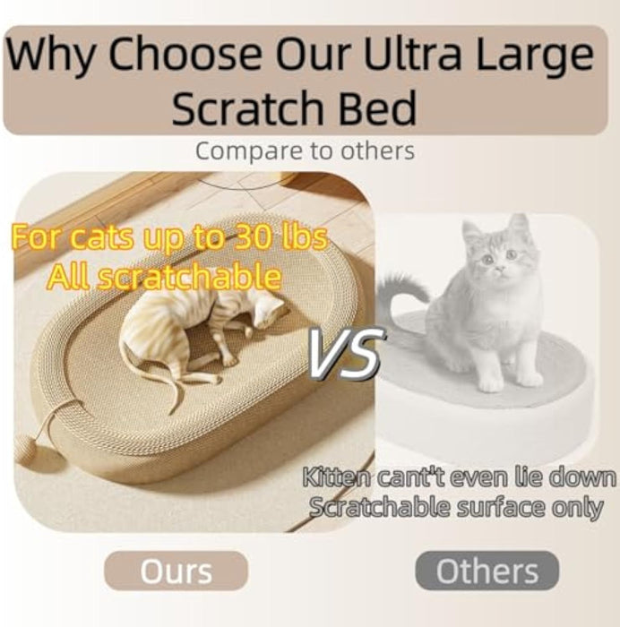 Cat Scratching Board Ultra Large Size Bed Adorable Design