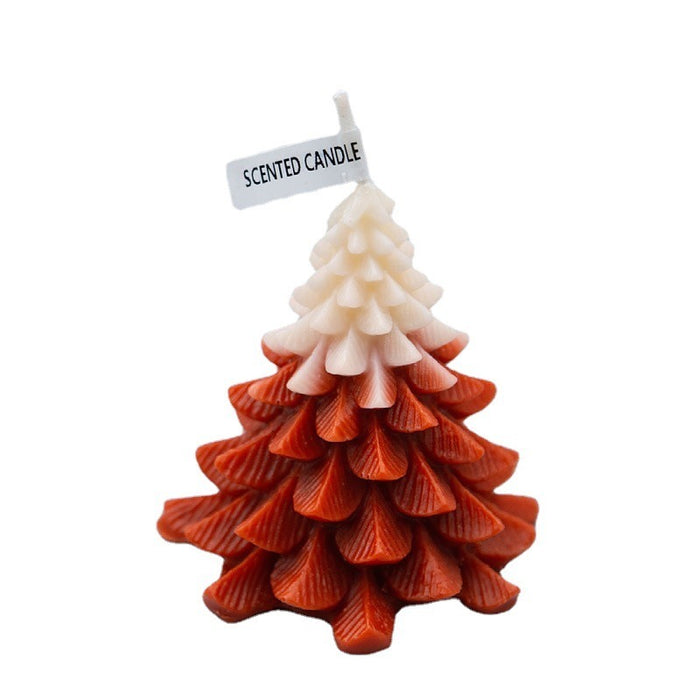 Christmas candle decorations, photography props, Christmas tree aromatherapy candle decorations