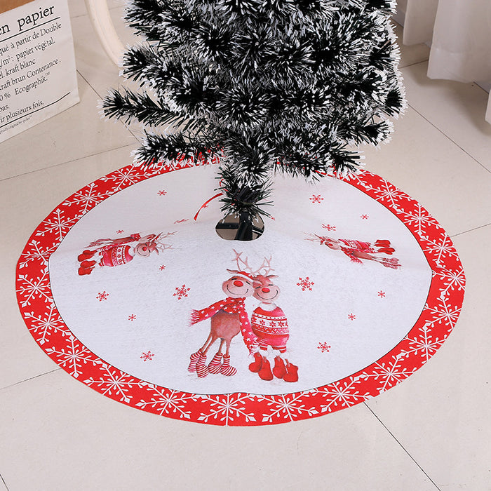 Christmas tree skirt Christmas tree decorations Christmas gifts Christmas scene matching