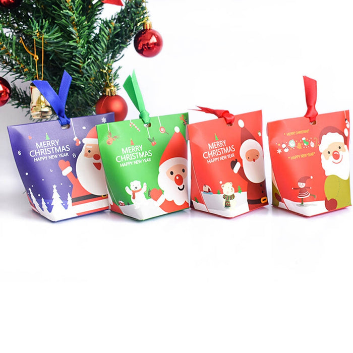 12Pcspcs/set Christmas Gift Box Apple Gift Box