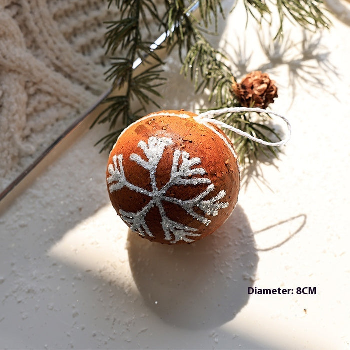 Ins Style Gingerbread Man Christmas Ball Pendant Christmas Tree Diy Internet Celebrity Ornaments