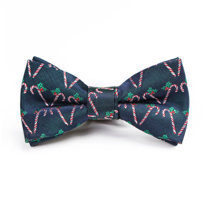 Children's Bow Tie Student Christmas Bow Tie Polyester Jacquard Christmas Gift Elastic Children's Bow Tie