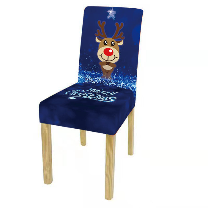 New Christmas Chair Cover Digital Print Christmas Chair Cover Christmas Dining Chair Cover Decorative Chair Cover