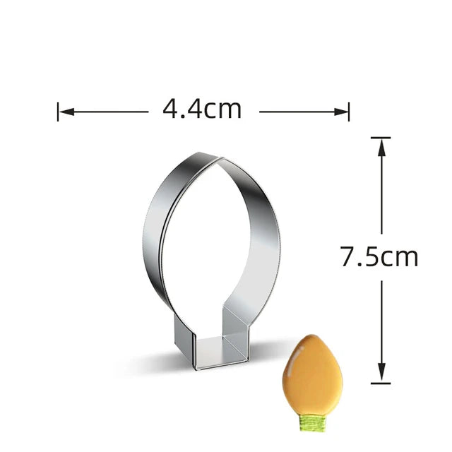 Christmas Cookie Embosser Mold Cutters