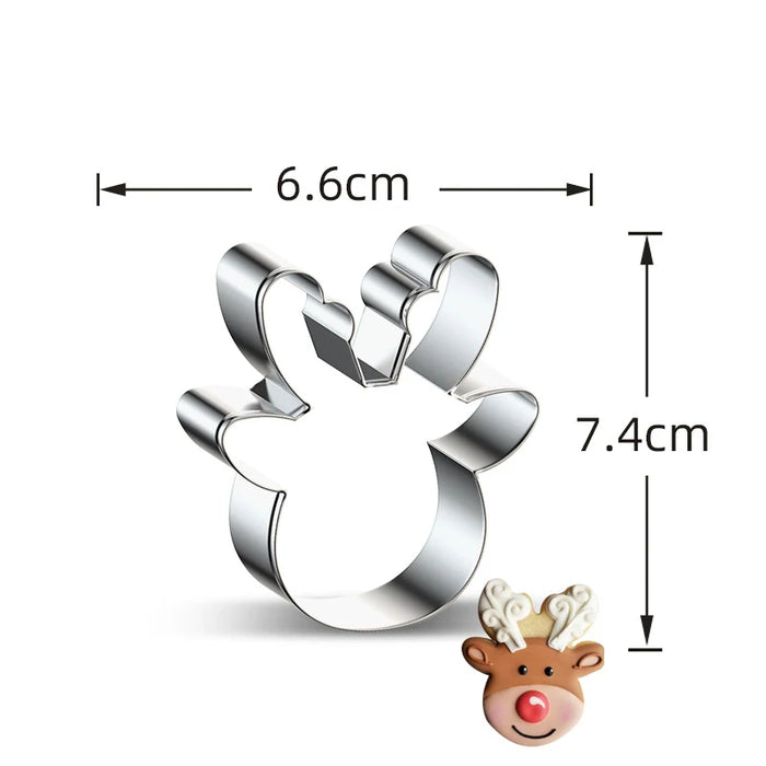 Christmas Cookie Embosser Mold Cutters