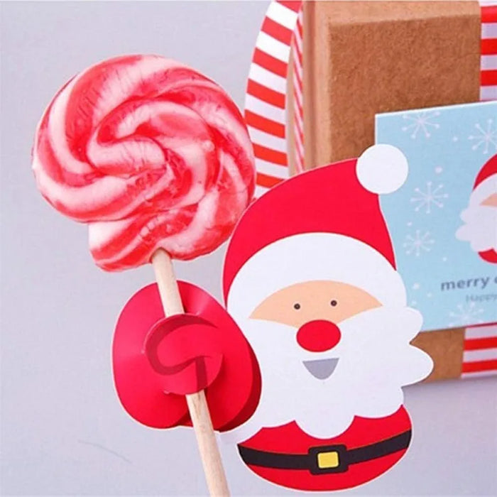 Christmas Lollipop Paper Card