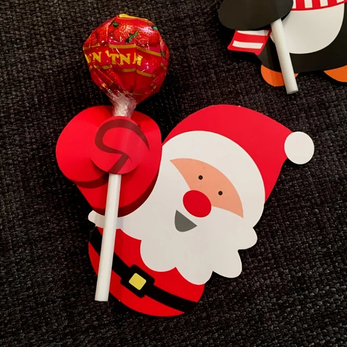 Christmas Lollipop Paper Card