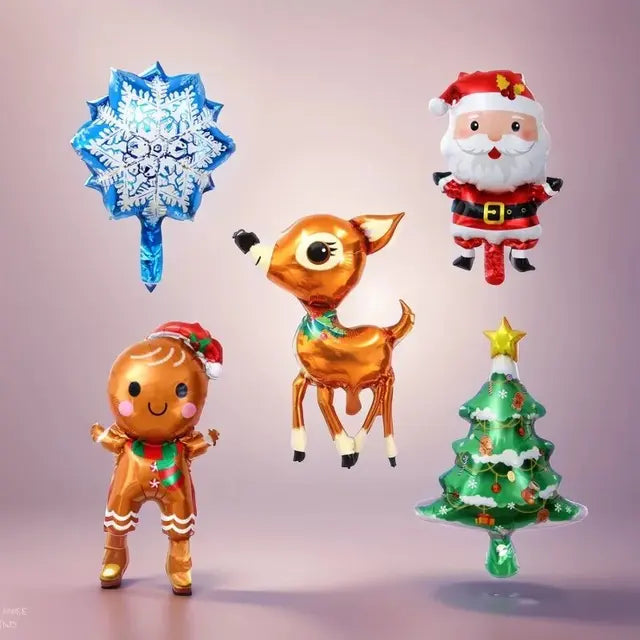 Christmas Shape Foil Balloon Toy