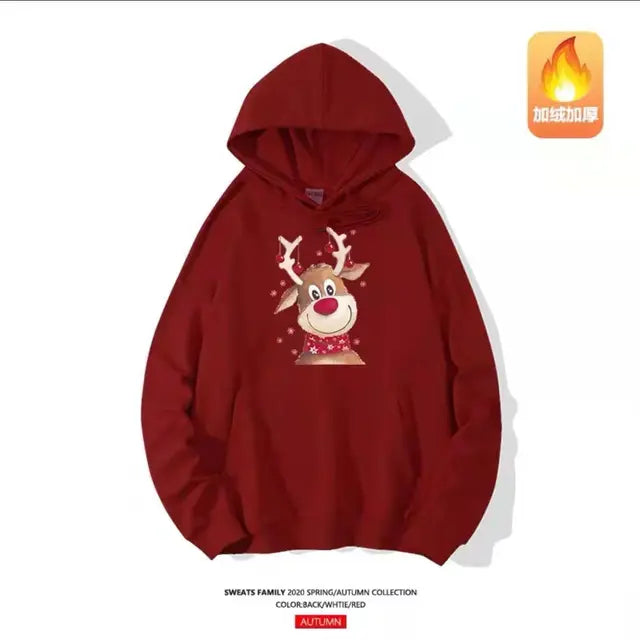 Christmas Streetwear Long Sleeve  Hoodies